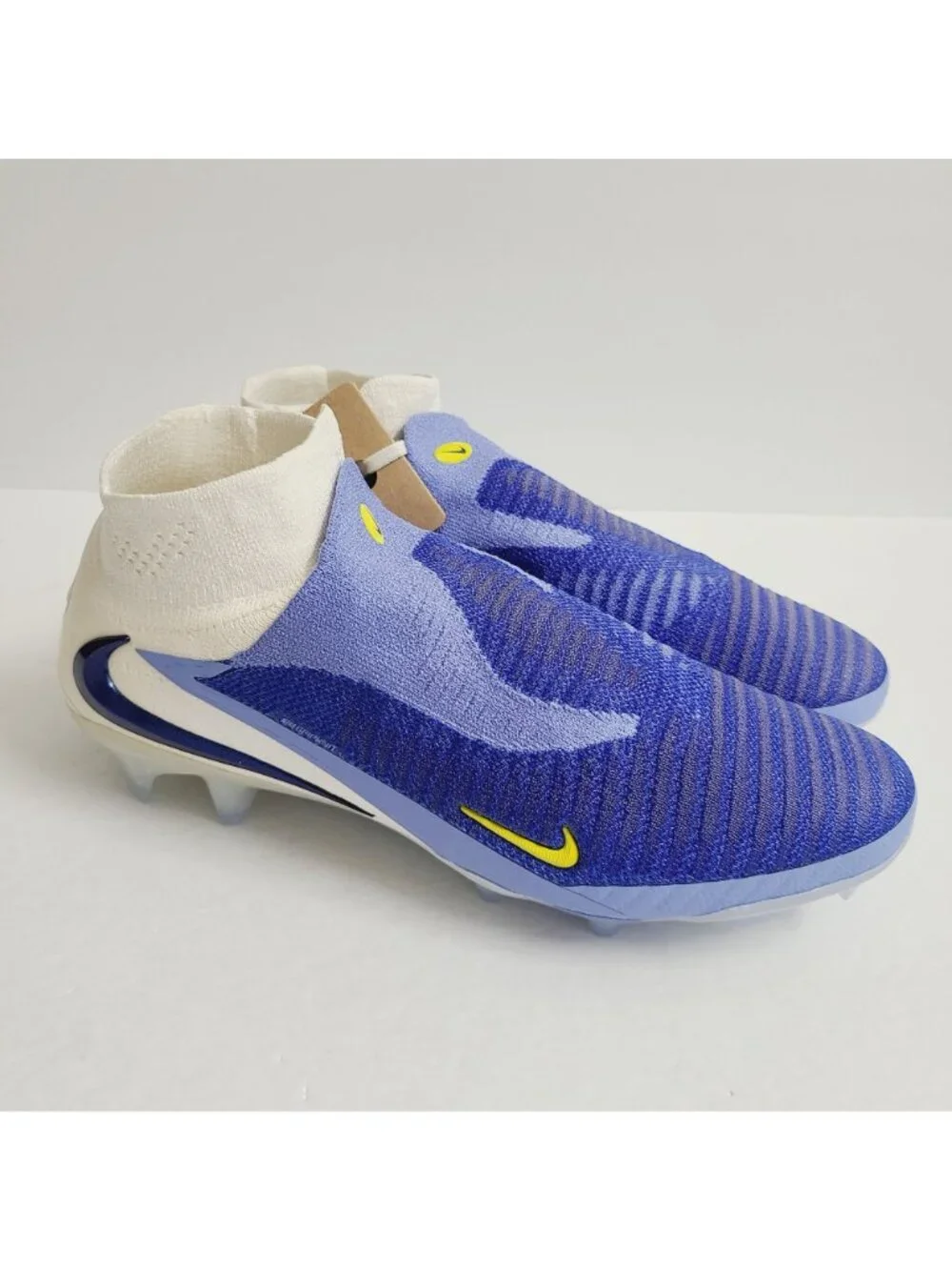 NEW Nike Phantom 6 High Elite FG Soccer Cleats HQ2328-400 Size 6 Racer Blue